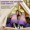 Sleep Comfy Sommerbettdecke 240x220 cm Grün mit Kissenbezug Produktbild-Vorschau 2