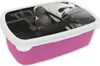 KitchenYeah® Lunchbox Brotzeit Brotdose 17x11 cm Schwarzer Produktbild-Vorschau 1