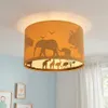 Olucia - SAFARI - Deckenleuchte für Kinderzimmer - Orange Produktbild-Vorschau 8