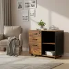 Kolejnicový kontajner Relaxdays, 3 zásuvky, 2 priehradky, Náhľad obrázku produktu 3