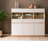 Highboard "Kiruma" in Kaschmir und Artisan Eiche Vitrine Produktbild-Vorschau 7