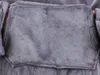 Verk 24306 Coperta in pile con maniche 200 x 140 cm grigio Anteprima dell’immagine prodotto 8