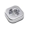 A silver LED light with three LEDs under a clear plastic cover, set against a white background. Produktbild-Vorschau