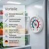 3 Stück Kühlschrankthermometer Set großes Display Ø 7cm + - Produktbild-Vorschau 2