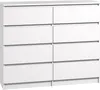 Komoda s 8 zásuvkami 140 cm WC skrinka príborník príborník Náhľad obrázku produktu 4