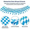 Wimpelkette   30M Blau Weiß 3 Stück Wetterfest Produktbild-Vorschau 3