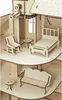 3D Holzmodell - Puppenhaus 54 cm Produktbild-Vorschau 6
