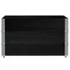 vidaXL Pflanzkasten Schwarz 100x100 cm Massivholz Kiefer Produktbild-Vorschau 3