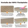 MeXo Gartenlounge-Set Terrassenmöbel Set 6-7 Personen Produktbild-Vorschau 11