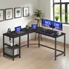 VASAGLE Schreibtisch L-förmiger Computertisch Produktbild-Vorschau 2
