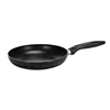 A black frying pan with a black handle is shown against a white background. Produktbild-Vorschau