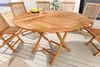 Massiver Gartentisch EMPIRE TEAK Ø120cm natur Teakholz Produktbild-Vorschau 1