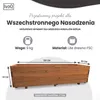 IvoQ Drewniana donica – 120x40x32 cm – Lite drewno z Podgląd zdjęcia produktu 2