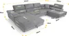 Sofiland Ecksofa Aller U-Form rechts 345x202 cm Schwarz mit Produktbild-Vorschau 6