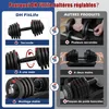 DH FitLife Haltères réglables 18 kg (Lot de 2) - 12 niveaux Voir les images du produit 5