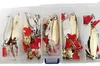 Set di 36 esche rotanti oscillanti per predatori in scatola Anteprima dell’immagine prodotto 7