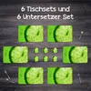 Tischset 6x45x30 cm + 6x10fi cm Platzset Tischmatte Produktbild-Vorschau 4