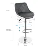 Tabouret de bar, lot de 4 Chaise de bar pivotante Tabouret Voir les images du produit 6