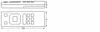 Technical drawings of a remote control with dimensions. Produktbild-Vorschau