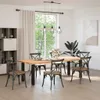vidaXL Pieds de table console 4 pcs. noir 72-74 cm acier Voir les images du produit 2
