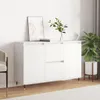 vidaXL Příborník bílý 101,5x35x70 cm Materiál na bázi dřeva Náhled obrázku produktu 1