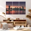 Bild auf Leinwand - Leinwandbild - New York Brücke Nacht - Produktbild-Vorschau 7