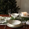 Taitù Noël Oro - Piatto piano 17 cm Anteprima dell’immagine prodotto 3