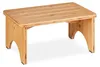 Sgabello Relaxdays in bambù - Accessorio elegante e pratico Anteprima dell’immagine prodotto 1