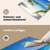 KitchenYeah© Herdabdeckplatte Strand - Palmen - Tropisch , Produktbild-Vorschau 2
