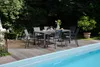Siena Garden Dining Tisch Silva 220x100 cm anthrazit/wood Produktbild-Vorschau 5