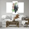 Bild auf Leinwand - Leinwandbild - 3 Teile - Schwarz Produktbild-Vorschau 6