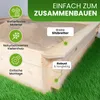 Sandkasten Nicki 147x147 cm aus Kiefer Naturholz Sandkiste Produktbild-Vorschau 2