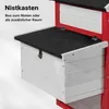 Kurník Wiltec 1520 x 520 x 920 mm červenobílý s volným Náhled obrázku produktu 9