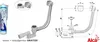 ECOLAM Badewanne 180x80 LINKS Avita Eckbadewanne mit Produktbild-Vorschau 6