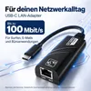 USB-C LAN Adapter 100 Mbit/s – USB Typ C auf RJ45 Ethernet Produktbild-Vorschau 3