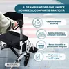 Ausilio per la deambulazione con poggiapiedi Mobiclinic Anteprima dell’immagine prodotto 6