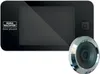 A digital door peephole viewer and its camera lens are shown against a white background. Produktbild-Vorschau