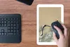 MuchoWow® Mauspad Mousepad Japandi - Kranich - Blätter - Produktbild-Vorschau 5