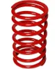 A red metal spring is shown against a white background. Produktbild-Vorschau
