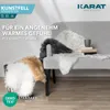 Kunstfell Nelly flauschig & weich in vielen Farben Black Produktbild-Vorschau 6
