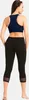 Teyli Baumwoll-Leggings 3/4 Länge Glamo Female 2203 schwarz Produktbild-Vorschau 2