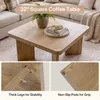 Tribesigns Couchtisch aus Holz 80 cm, im Landhausstil mit Produktbild-Vorschau 6