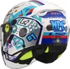 LS2 OF622 Funny II Next Level Casco per bambini Bianco L Anteprima dell’immagine prodotto 3