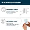 bremermann Seau à maquillage mural carré de 3 litres avec Voir les images du produit 6