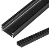 XUDO Slim profil hliník černý 2 m – LED lišta plochý profil Náhled obrázku produktu 7