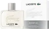 A bottle of Lacoste Essential Eau de Toilette and its packaging are displayed against a white background. Anteprima dell’immagine prodotto