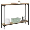 vidaXL Konsolentisch Artisan-Eiche 100 x 22,5 x 75 cm Produktbild-Vorschau 3