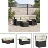 The Living Store 5-tlg. Garten-Sofagarnitur mit Kissen Produktbild-Vorschau 1