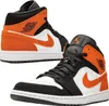 Nike Air Jordan Sneaker Herrenschuhe 1 MID 554724-058 45,5 Produktbild-Vorschau 2