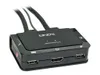 Lindy 42340 Tastatur/Video/Maus (KVM)-Switch Schwarz Produktbild-Vorschau 3